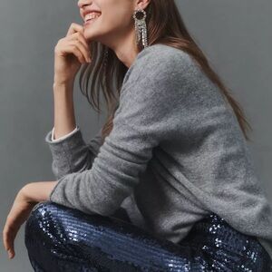 The Alani Cashmere Mock-Neck Sweater by Pilcro, XL